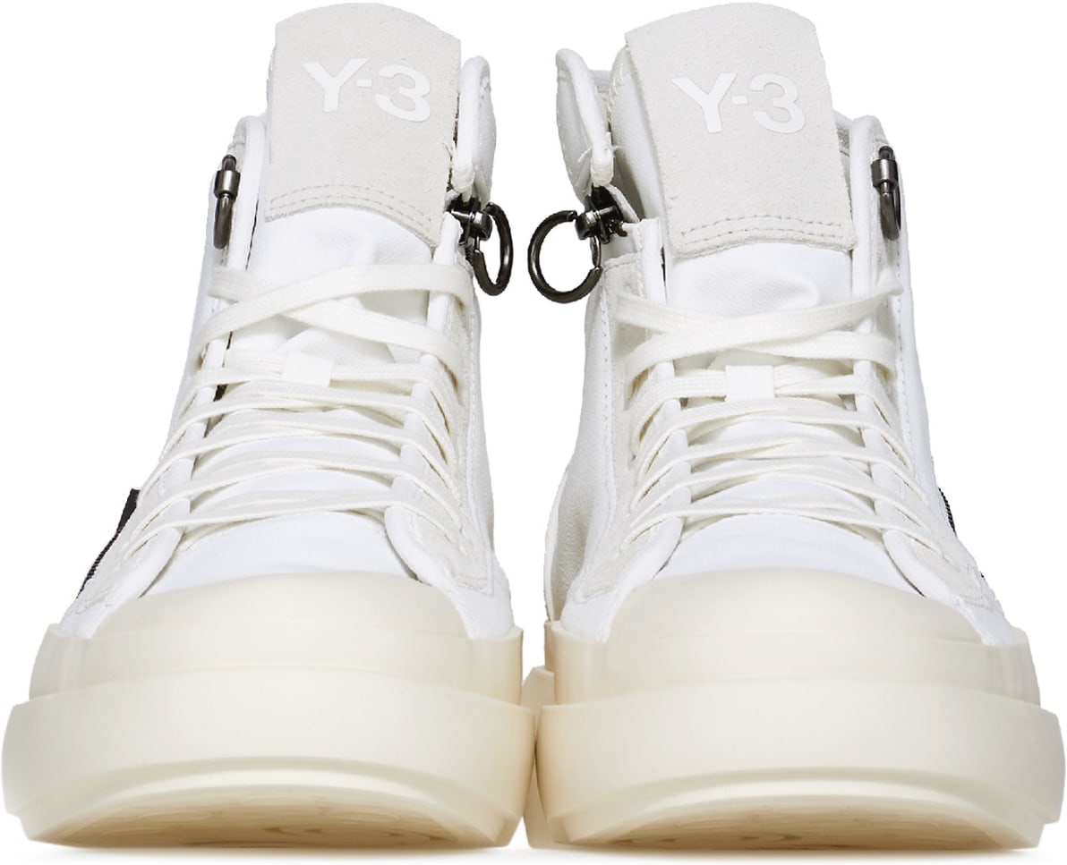 Y-3: White Ajatu Court High - 3