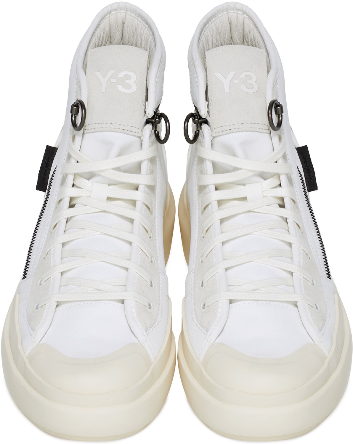 Y-3: Blanc Ajatu Court High Blanc - 4