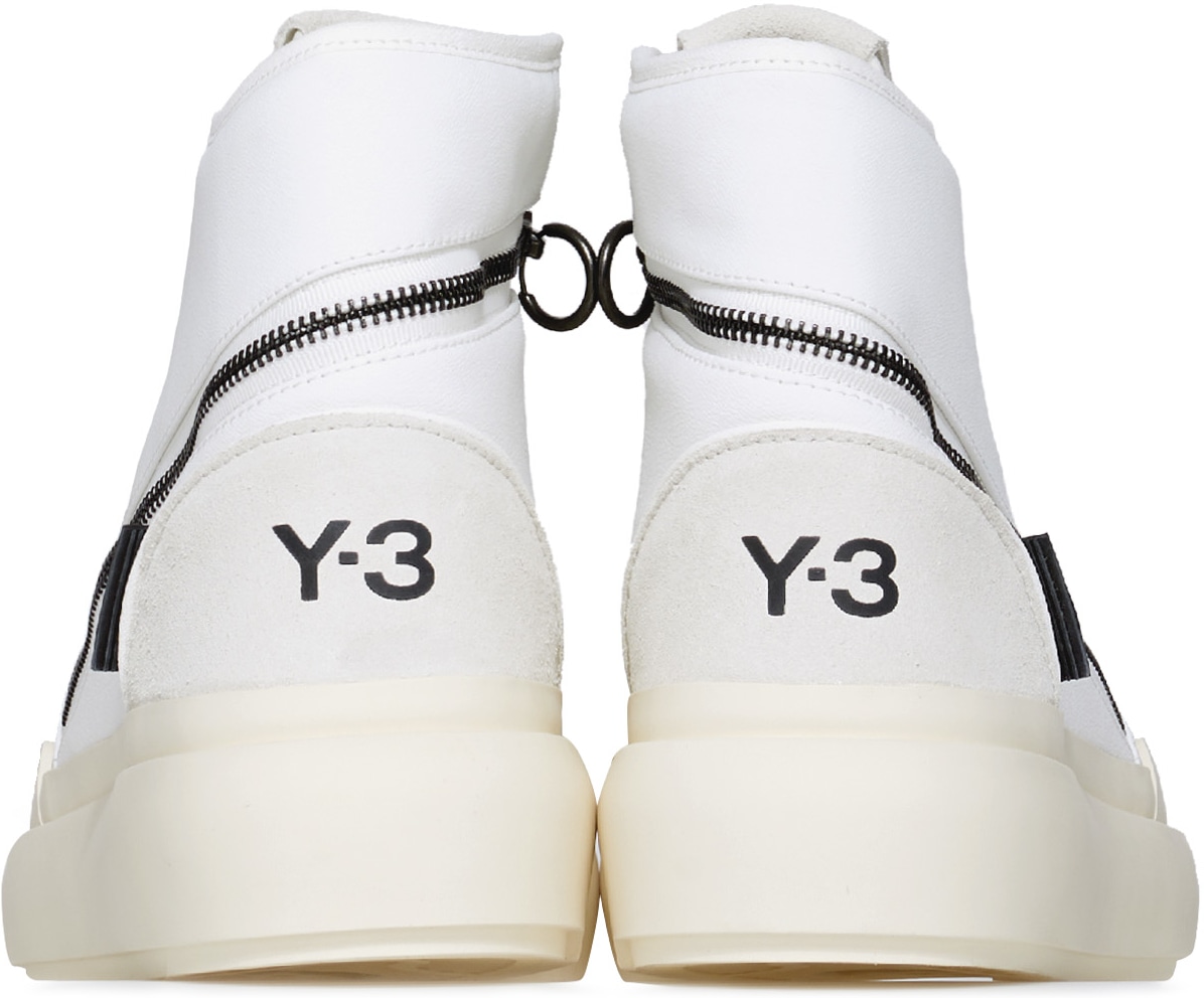 Y-3: White Ajatu Court High - 5