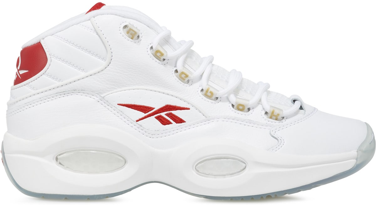 Reebok: White Question Mid - 1