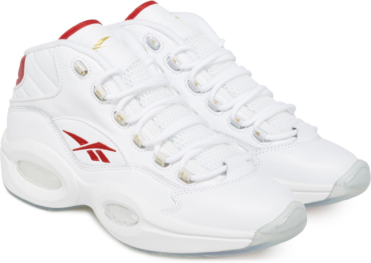 Reebok: White Question Mid - 4