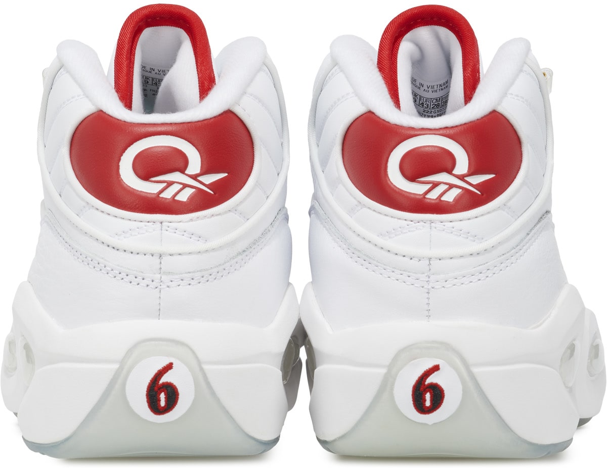 Reebok: White Question Mid - 5