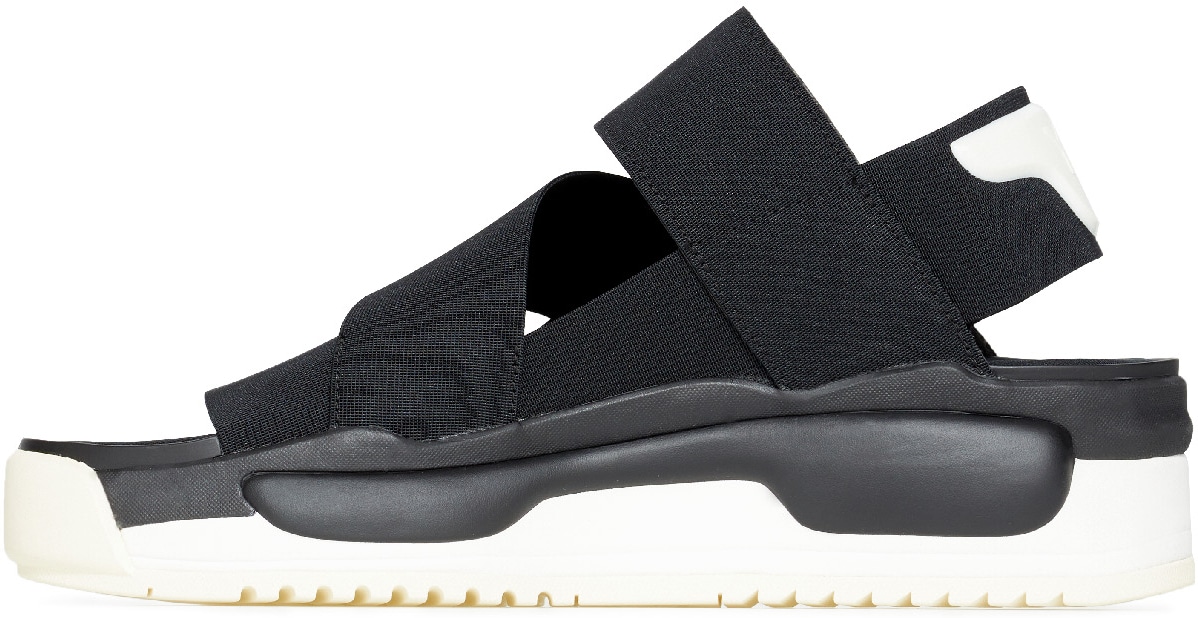 Y-3: Noir Sandales Hokori Noir - 2