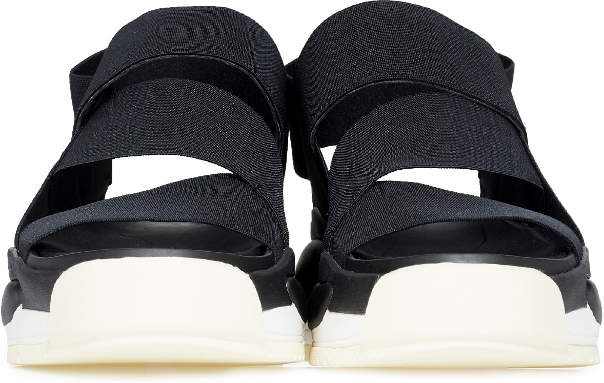 Y-3: Noir Sandales Hokori Noir - 3