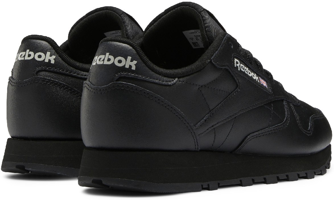 Reebok: Black Classic Leather - 4