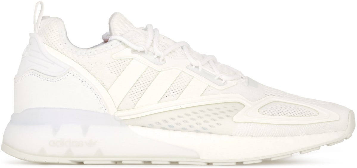 adidas Originals: White ZX 2K Boost - 1