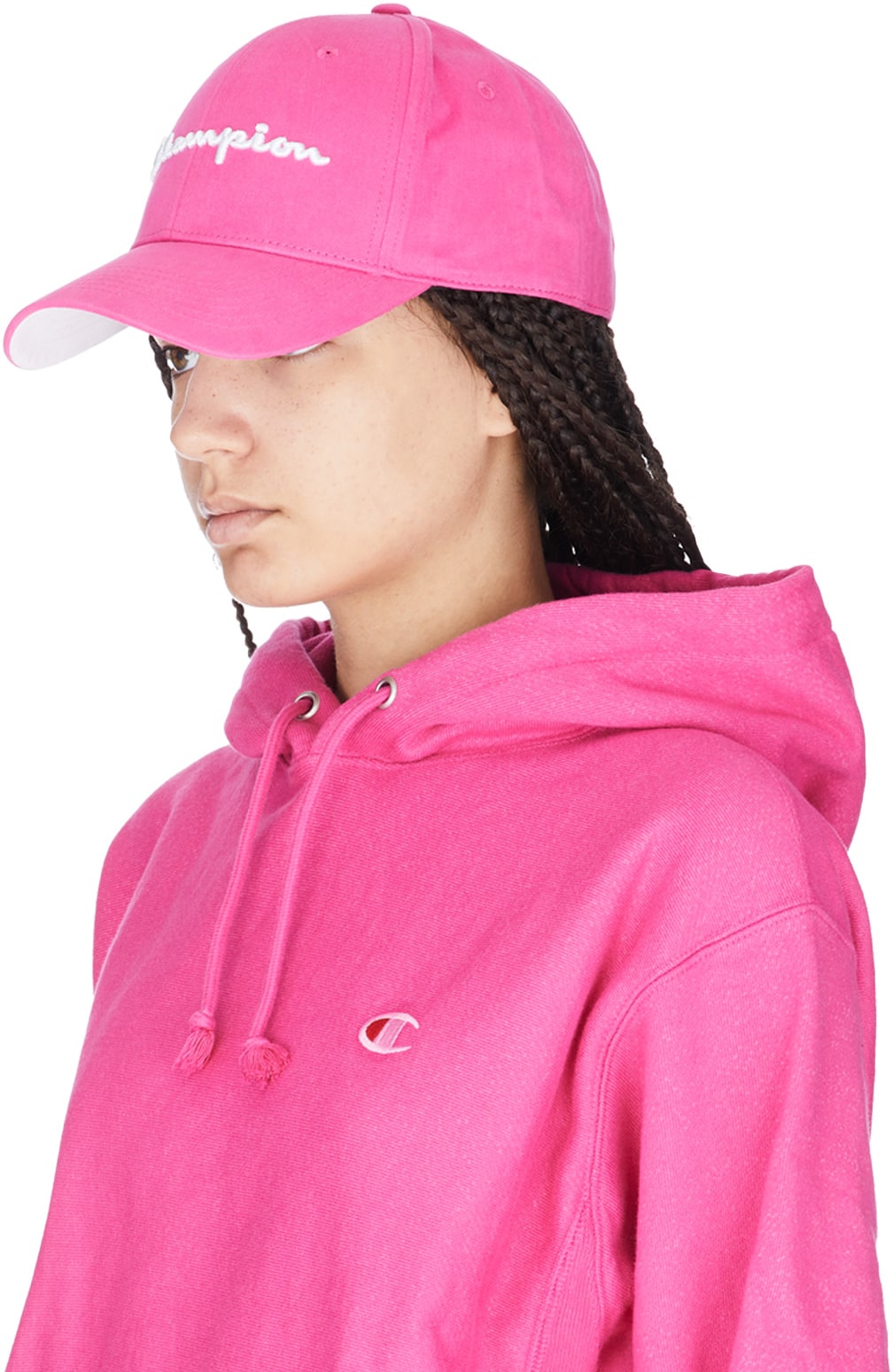 Champion: Pink Classic Twill Baseball Cap - 2
