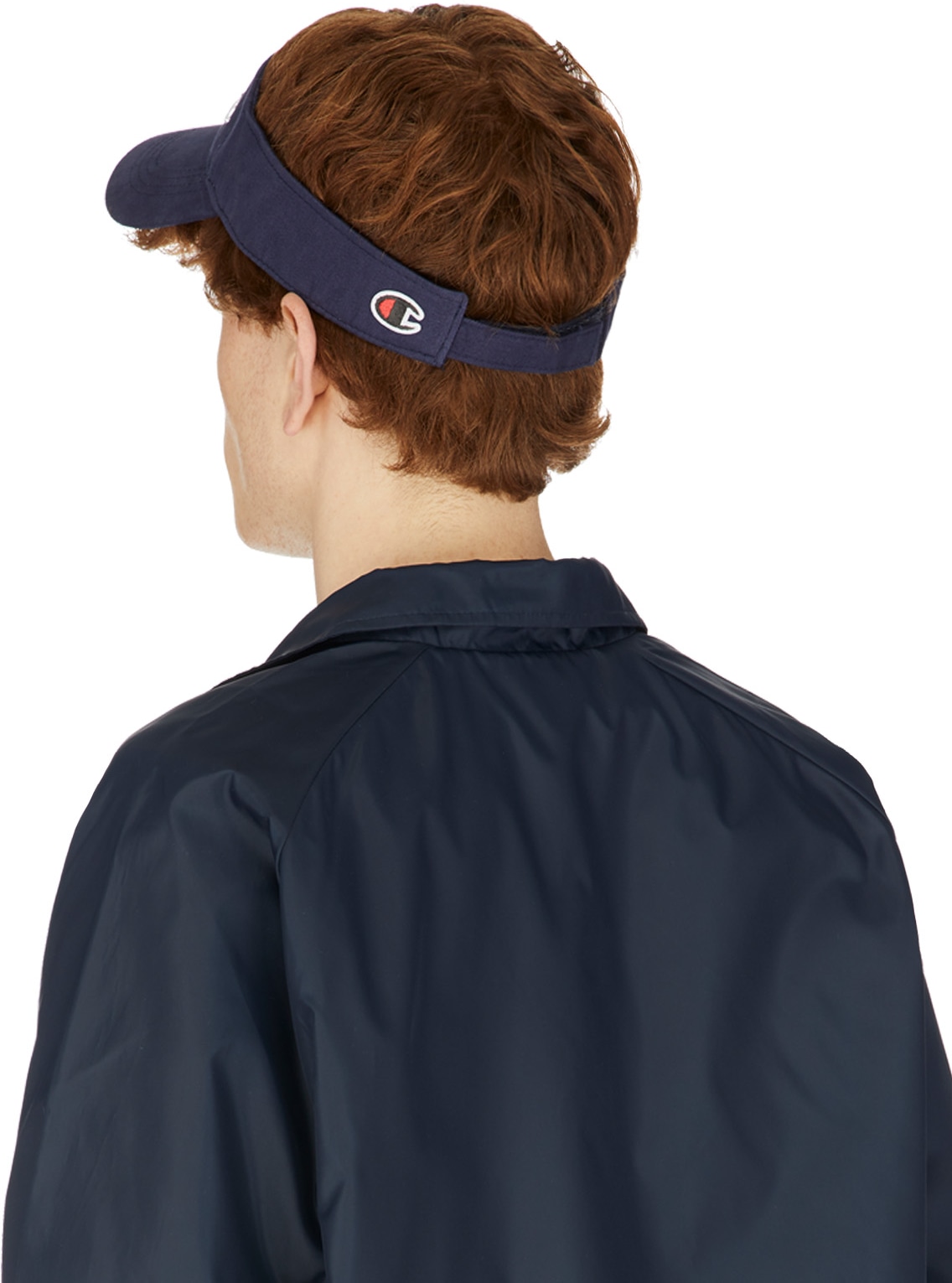 Champion: Blue Classic Twill Mesh Visor - 3