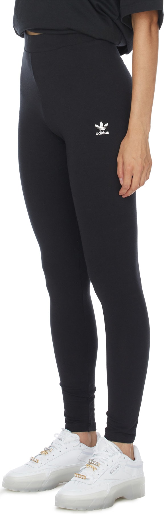 adidas Originals: Noir Legging de Détente Noir - 2