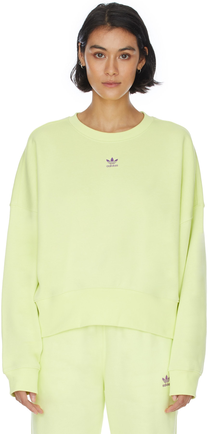 adidas Originals: Jaune Pull Adicolor Essentials Jaune - 1