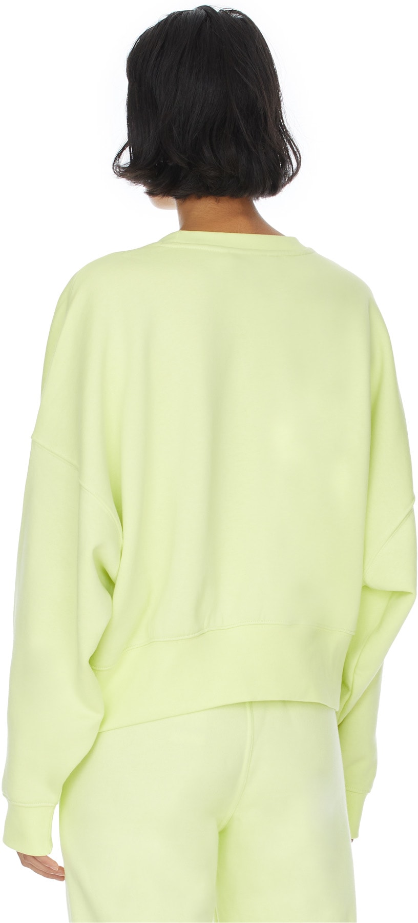 adidas Originals: Yellow Adicolor Essentials Fleece Pullover Sweater - 3