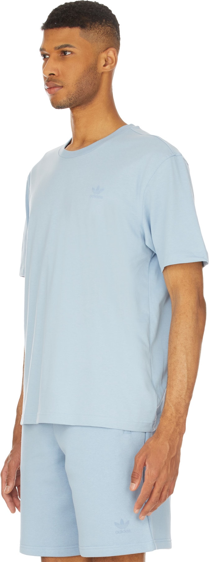 adidas Originals: Blue Adicolor MM Trefoil T-Shirt - 2