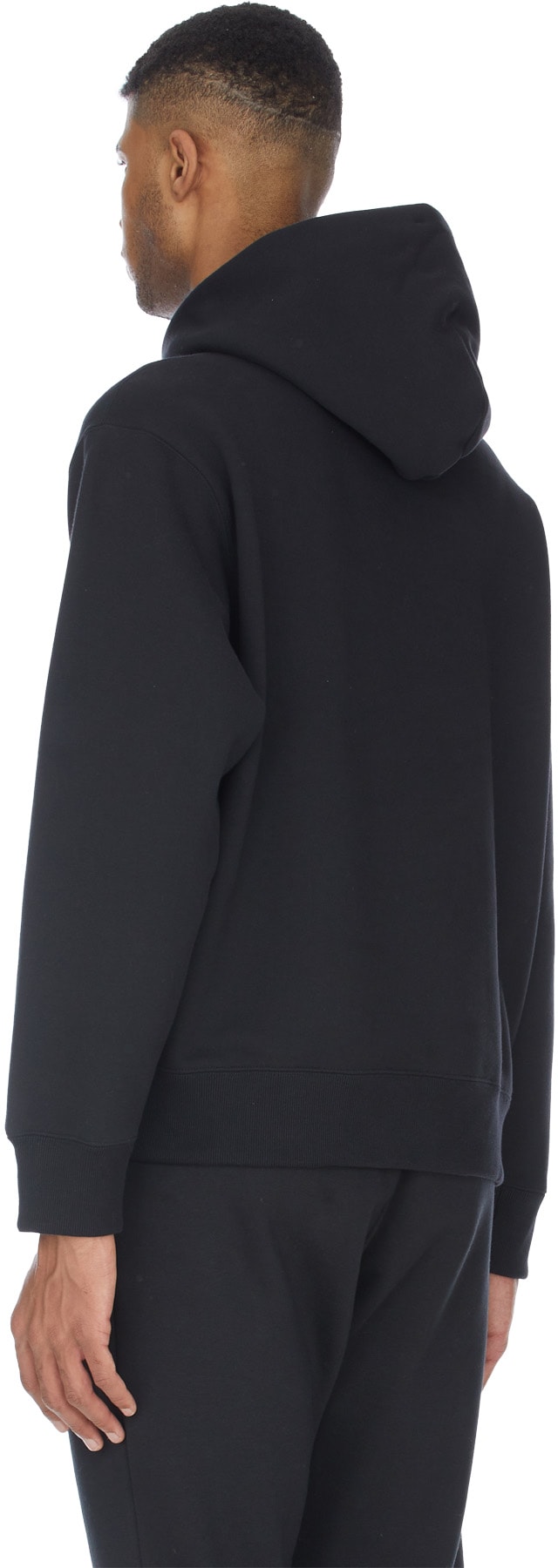 adidas Originals: Black Adicolor Trefoil Hoodie - 3