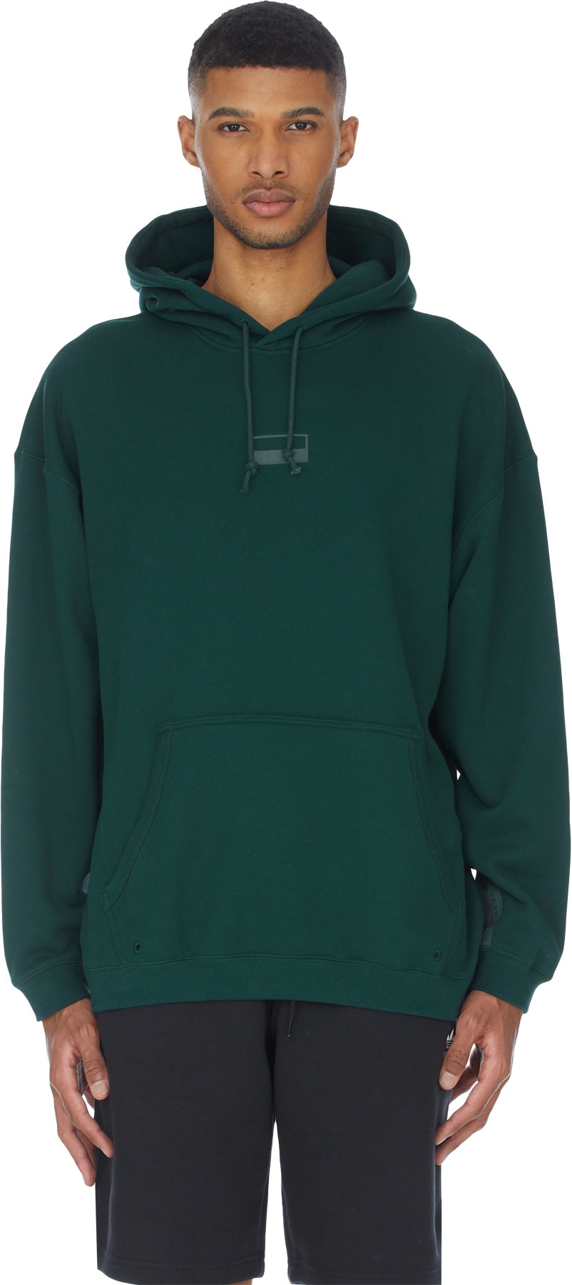 adidas Originals: Green R.Y.V Loose Fit Hoodie - 1