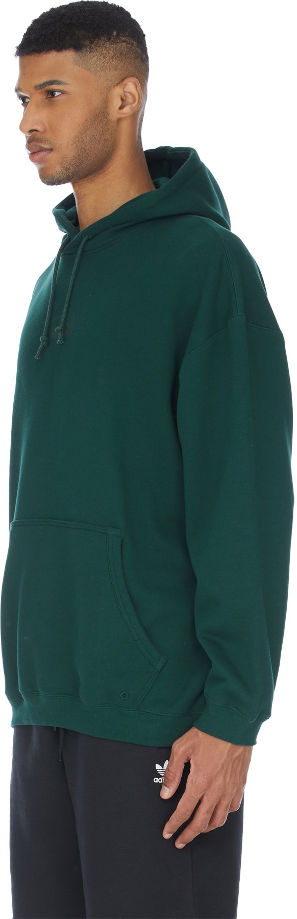 adidas Originals: Green R.Y.V. Logo Hoodie - 2