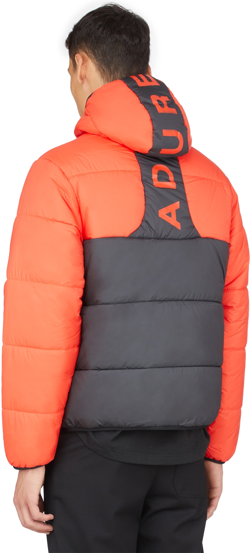 adidas Originals: Black Adventure Reversible Puffer Jacket - 3