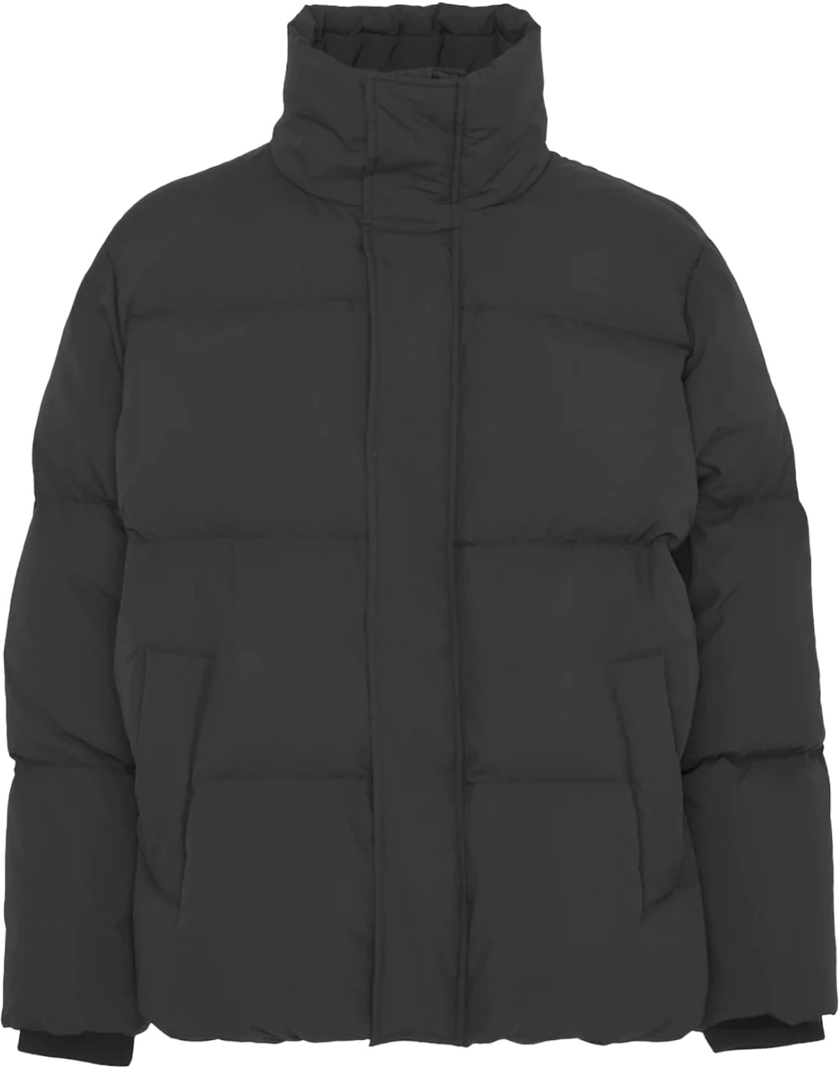 Études: Black Polaris Nylon Puffer Jacket - 1