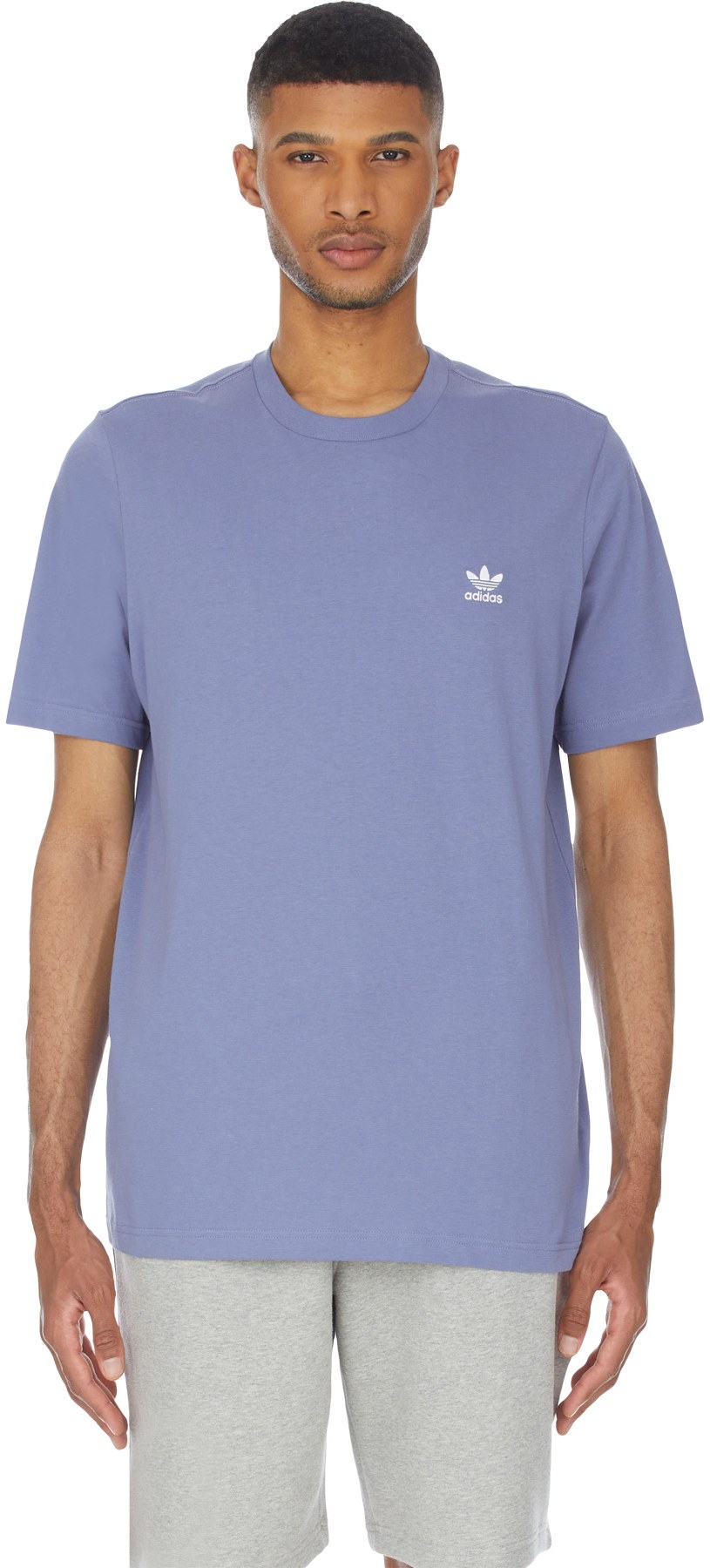 adidas Originals: Purple Adicolor Essentials Trefoil T-Shirt - 1