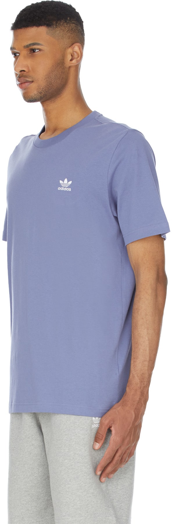 adidas Originals: Purple Adicolor Essentials Trefoil T-Shirt - 2