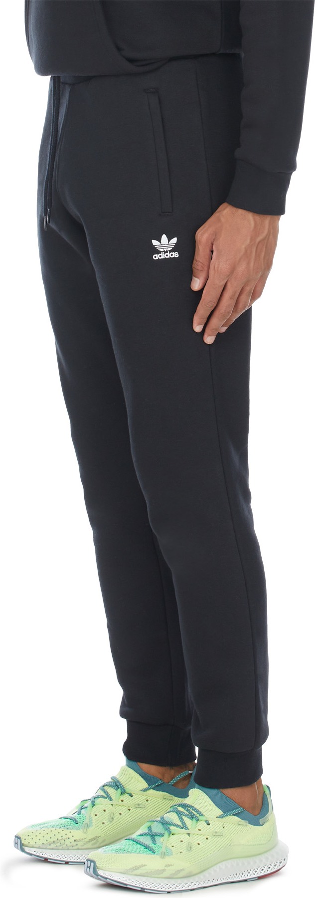 adidas Originals: Black Adicolor Essentials Trefoil Pants - 2