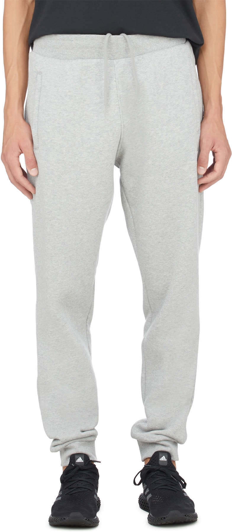 adidas Originals: Grey Adicolor Essential Trefoil Sweatpants - 1