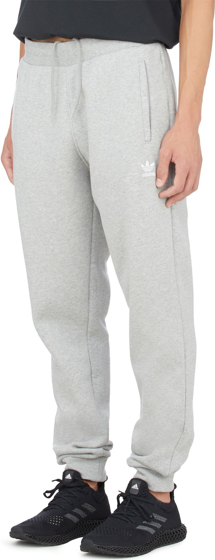 adidas Originals: Grey Adicolor Essentials Trefoil Pant - 2