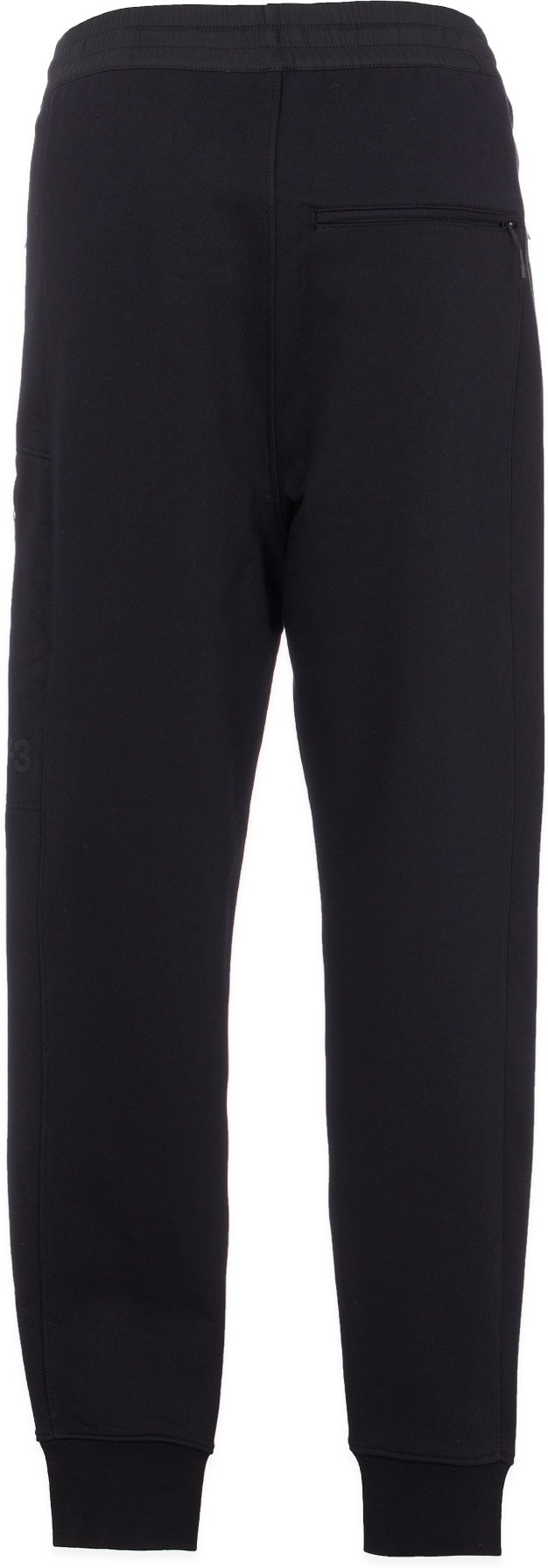 Y-3: Noir Pantalon en tissu anti-déchirures classique Noir - 3