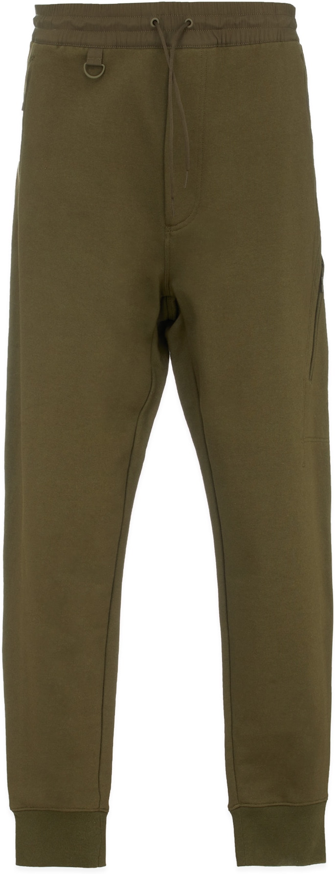 Y-3: Green Classic Terry Utility Pants - 1