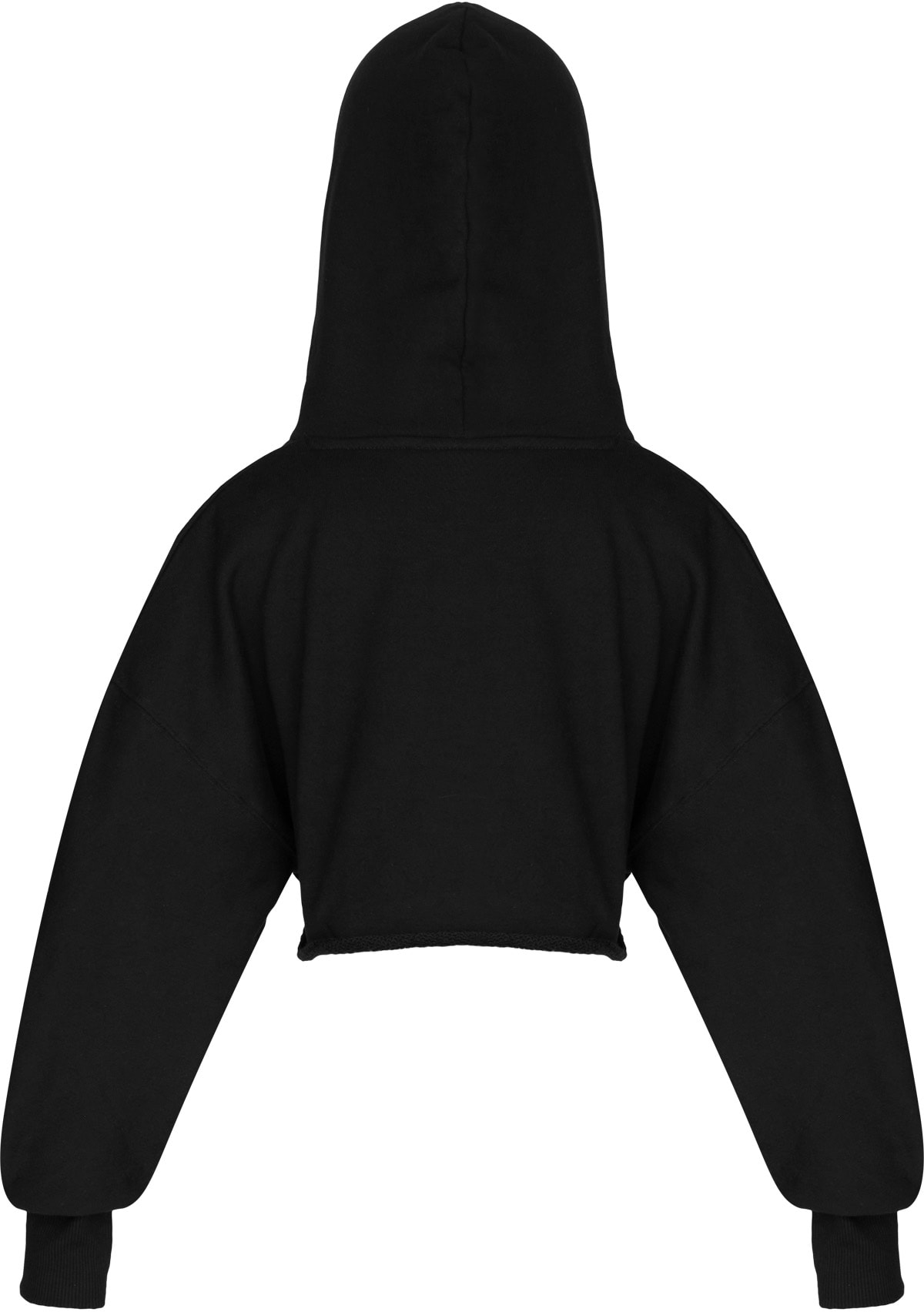 Reebok: Black Reebok x Cardi B Crop Hoodie - 3