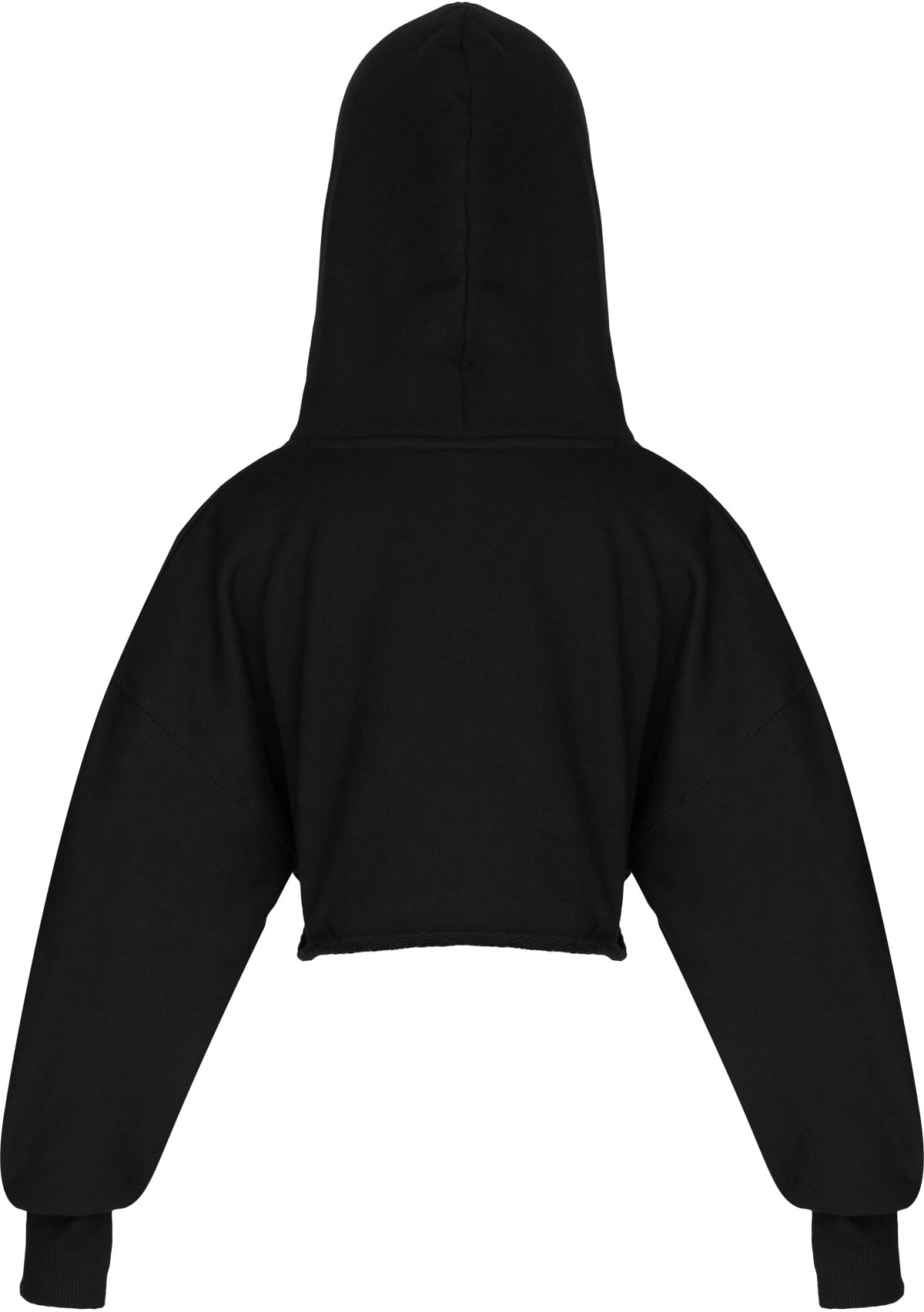 Reebok: Black Reebok x Cardi B Crop Hoodie - 3