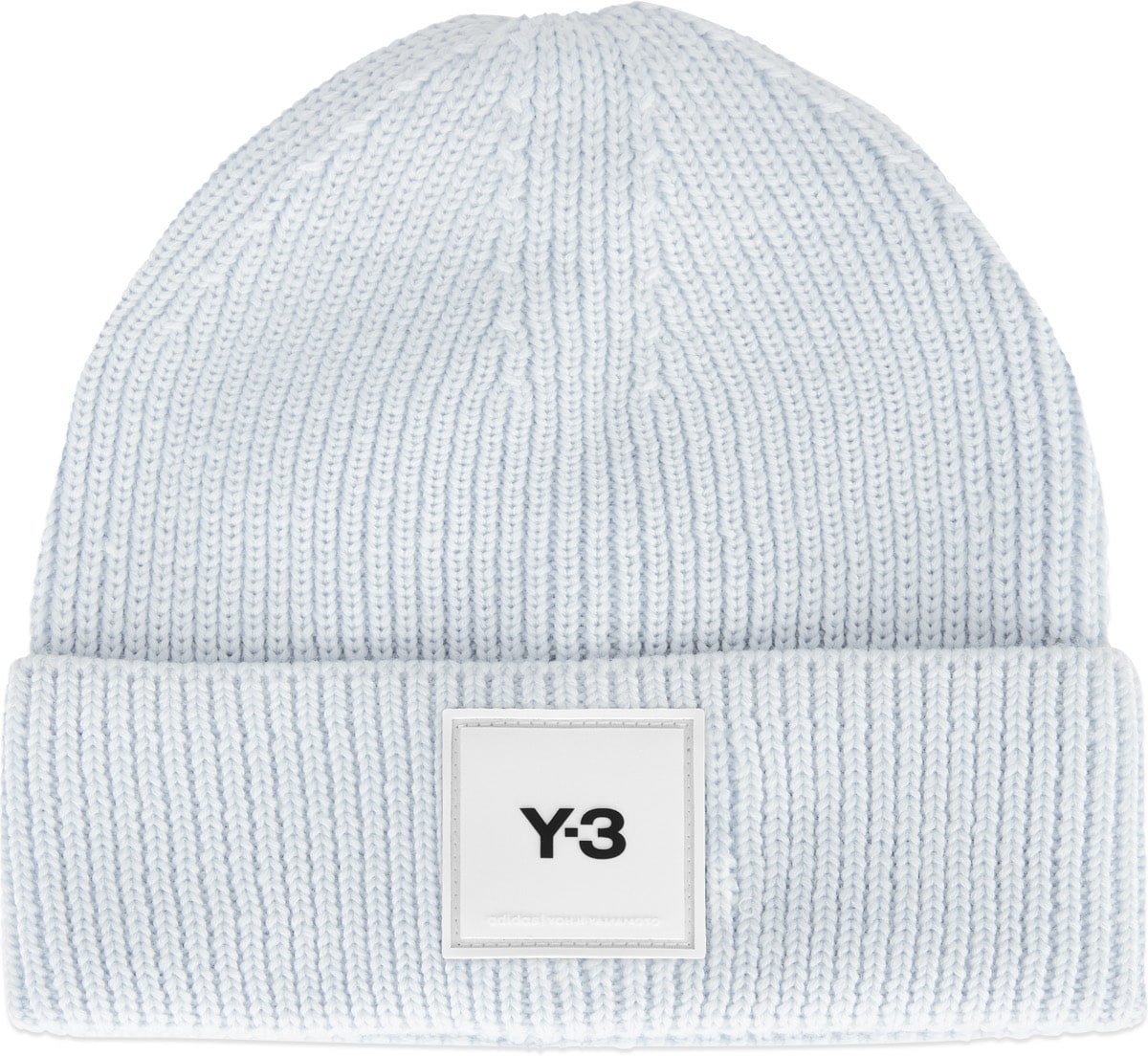 Y-3: Blue Classic Beanie - 1