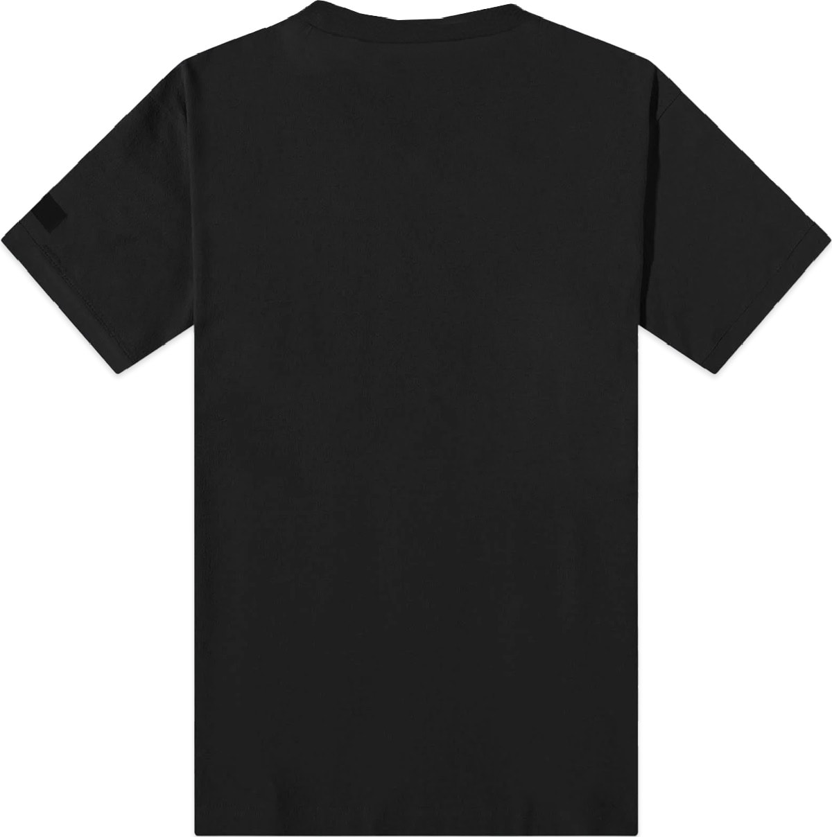 Y-3: Black Crepe Pocket T-Shirt - 2