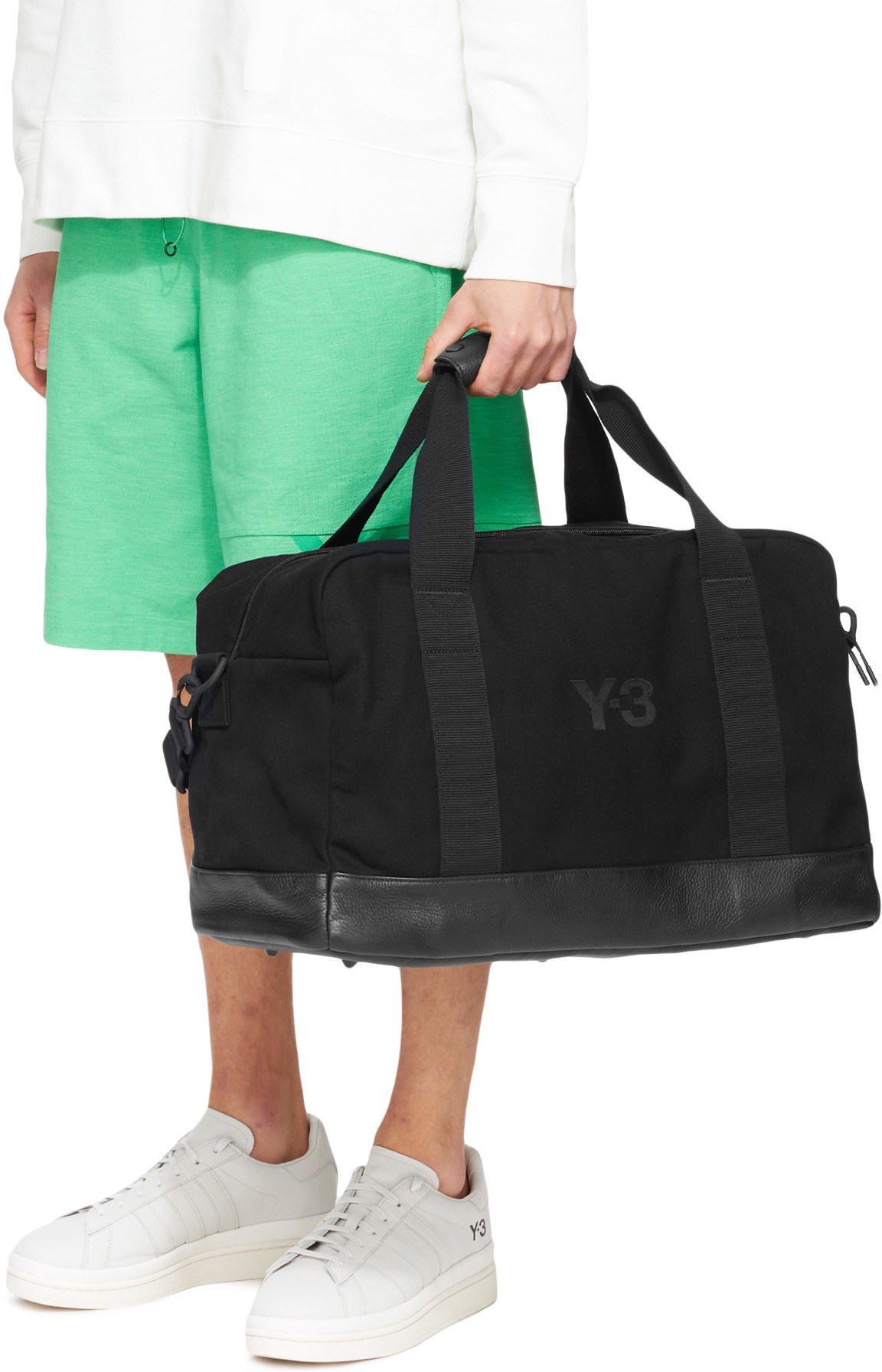 Y-3: Black Classic Weekender - 3