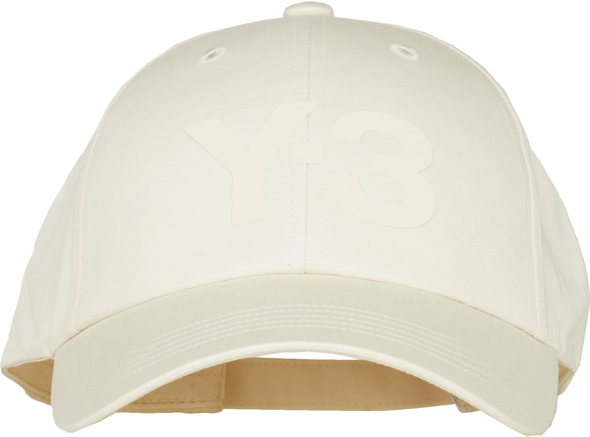 Y-3: Neutrals Logo Cap - 1