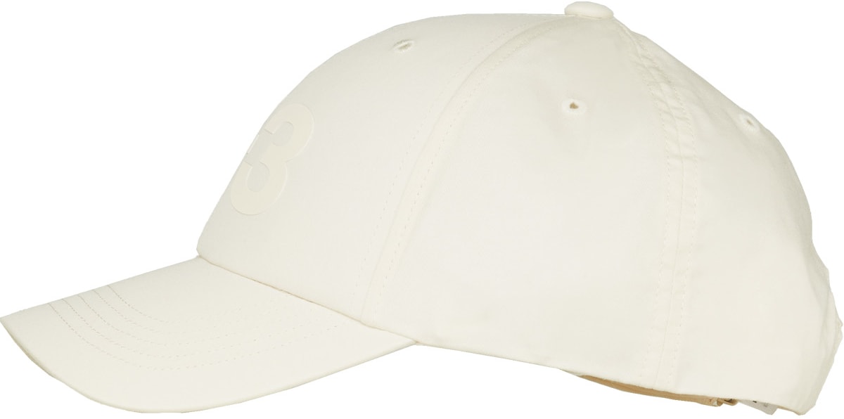 Y-3: Neutrals Logo Cap - 2