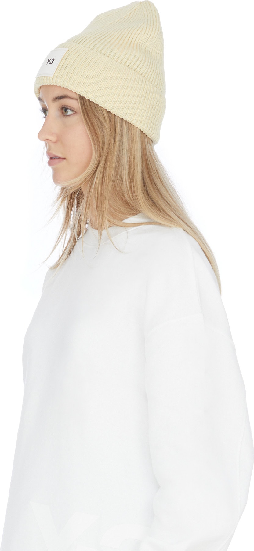 Y-3: Jaune Tuque Classique Jaune - 4