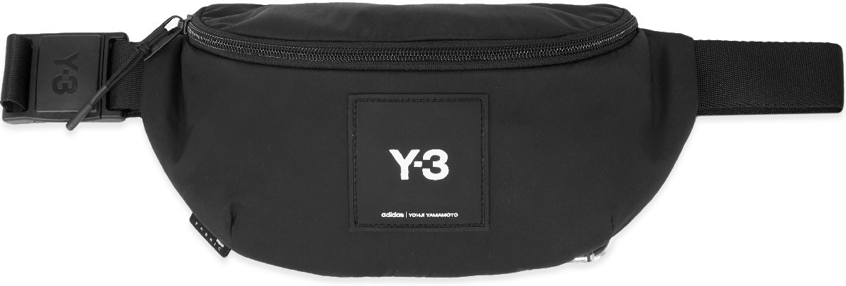 Y-3: Black Cordura Waistbag | influenceu United States | influenceu