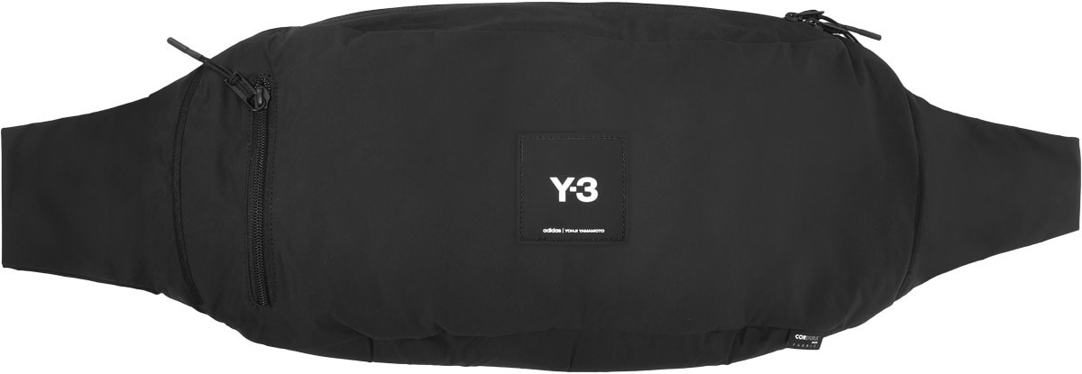 Y-3: Black Sling XBody Bag - 1