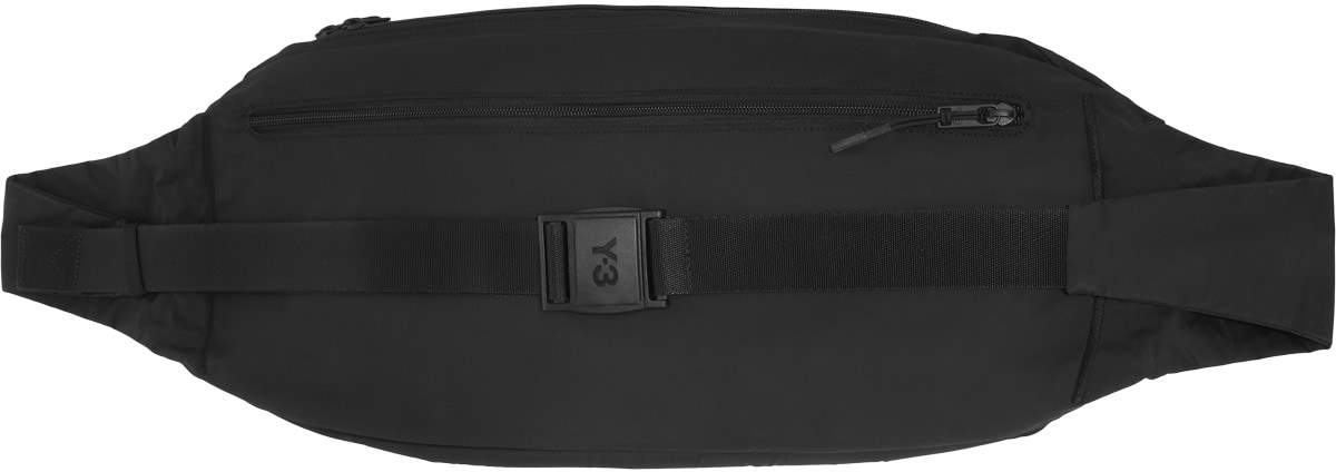 Y-3: Black Sling XBody Bag - 2