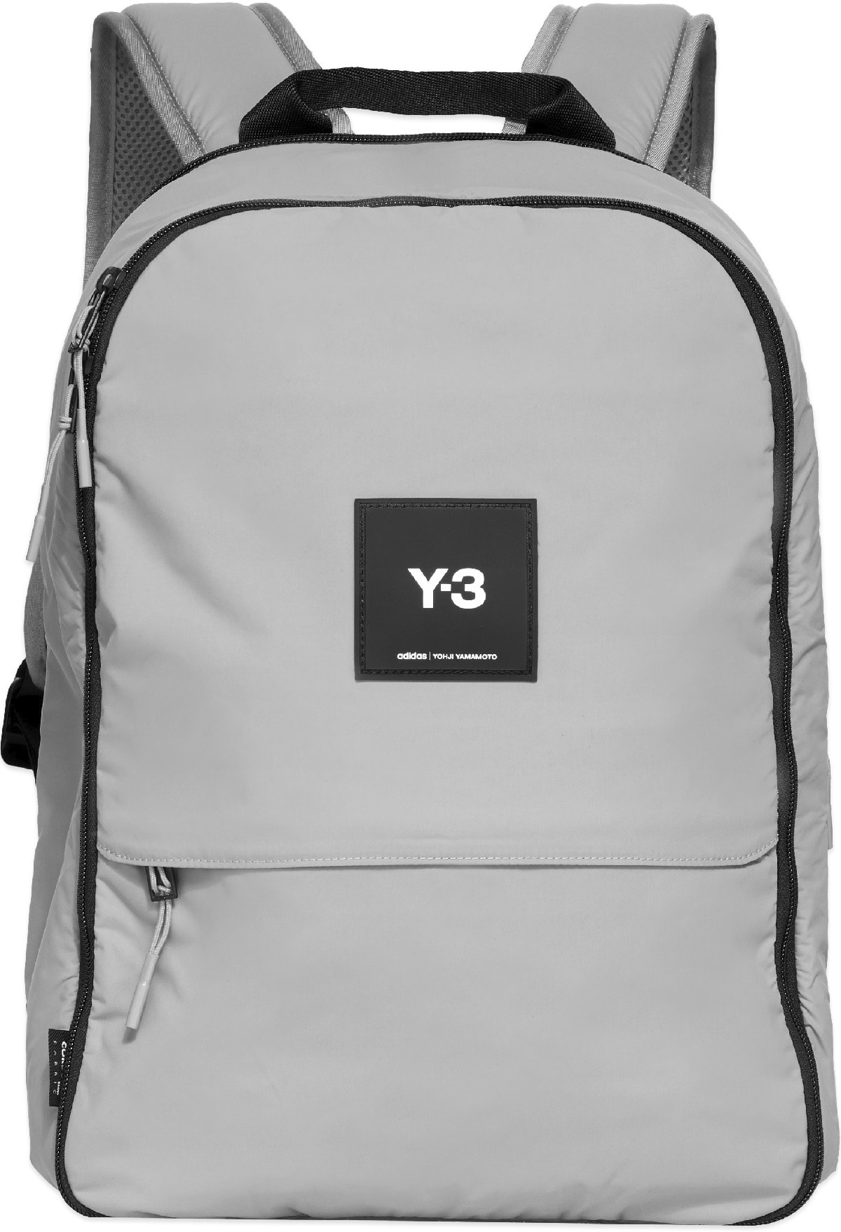 Y-3: Grey Tech Backpack - 1
