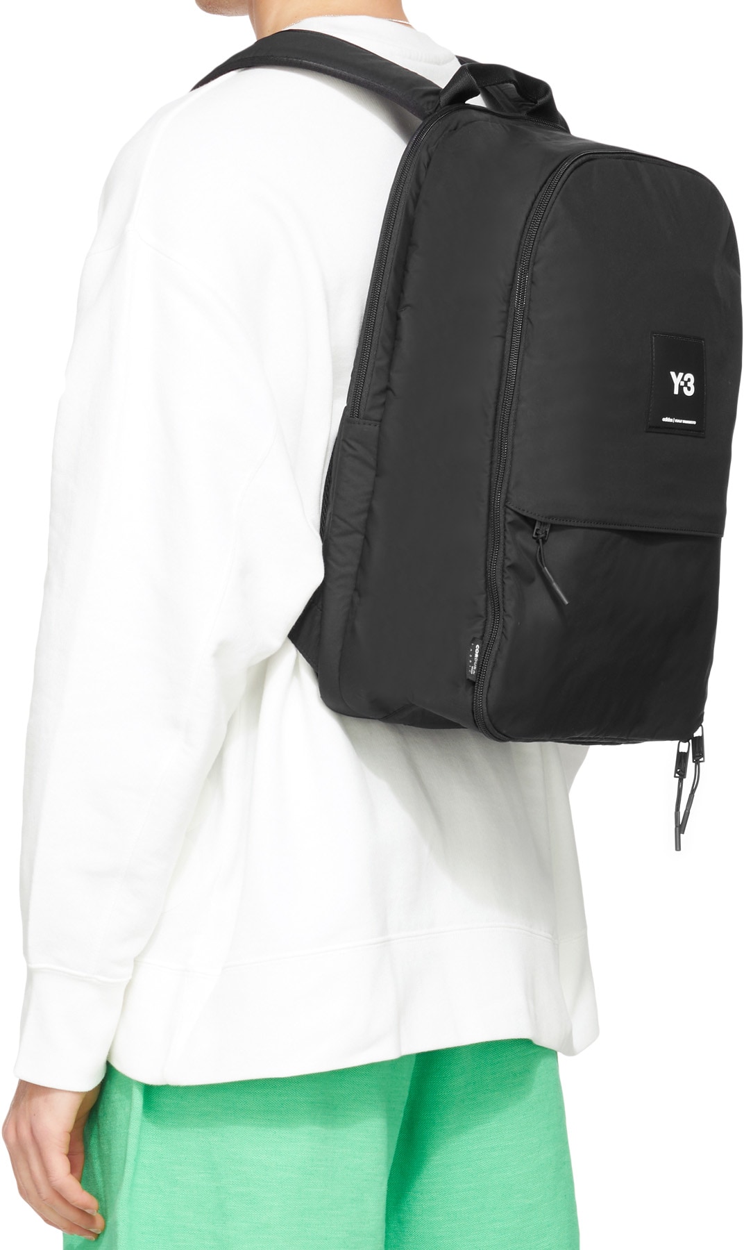 Y-3: Noir Sac à Dos Tech Noir - 3