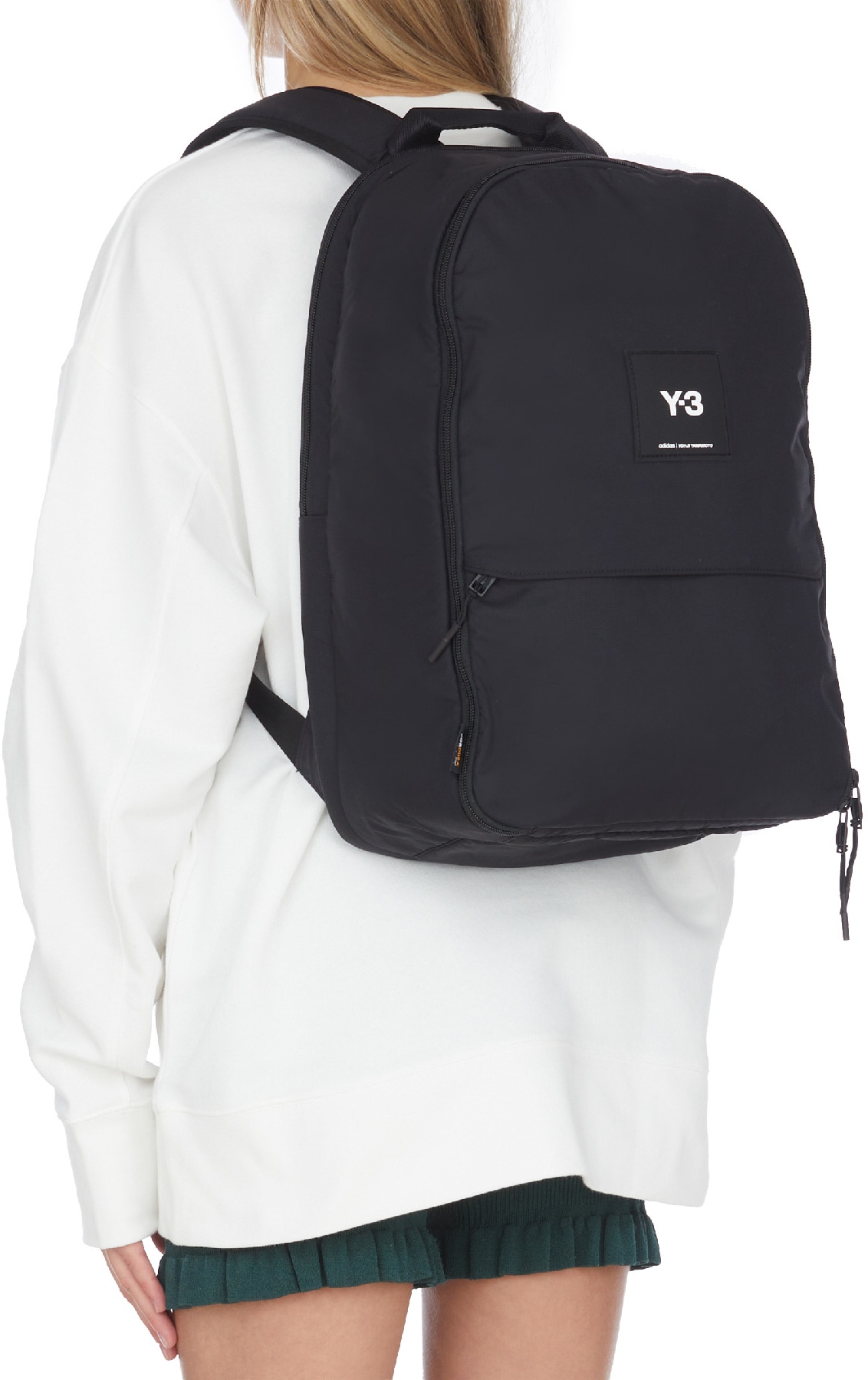 Y-3: Black Tech Backpack - 4