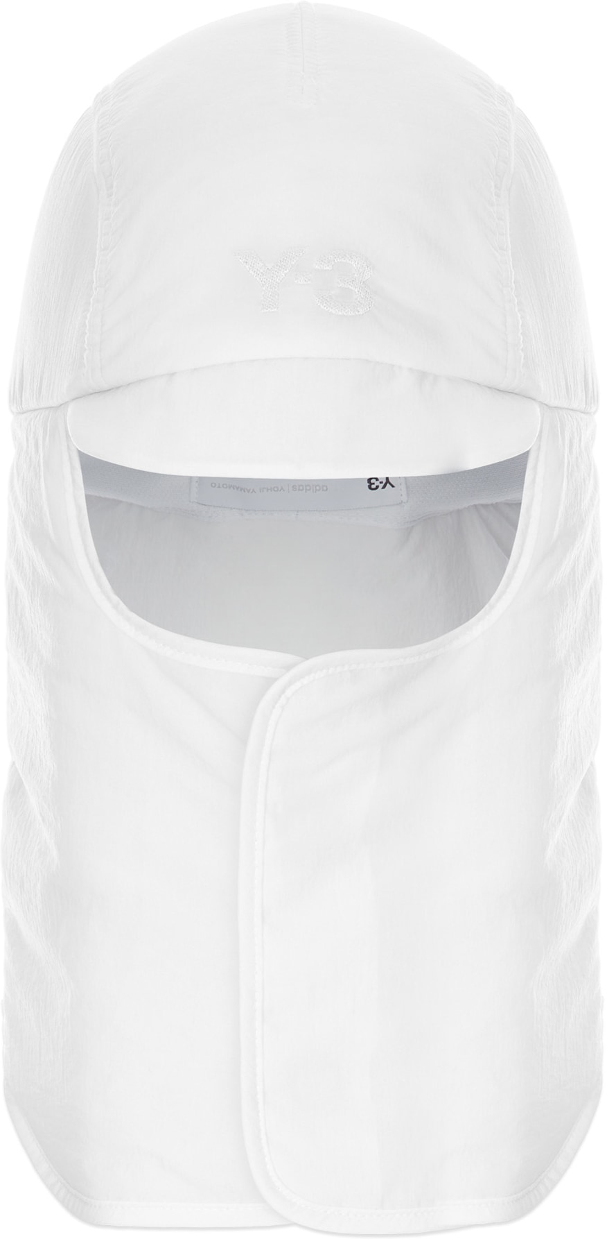 Y-3: White Cocoon Hood - 1