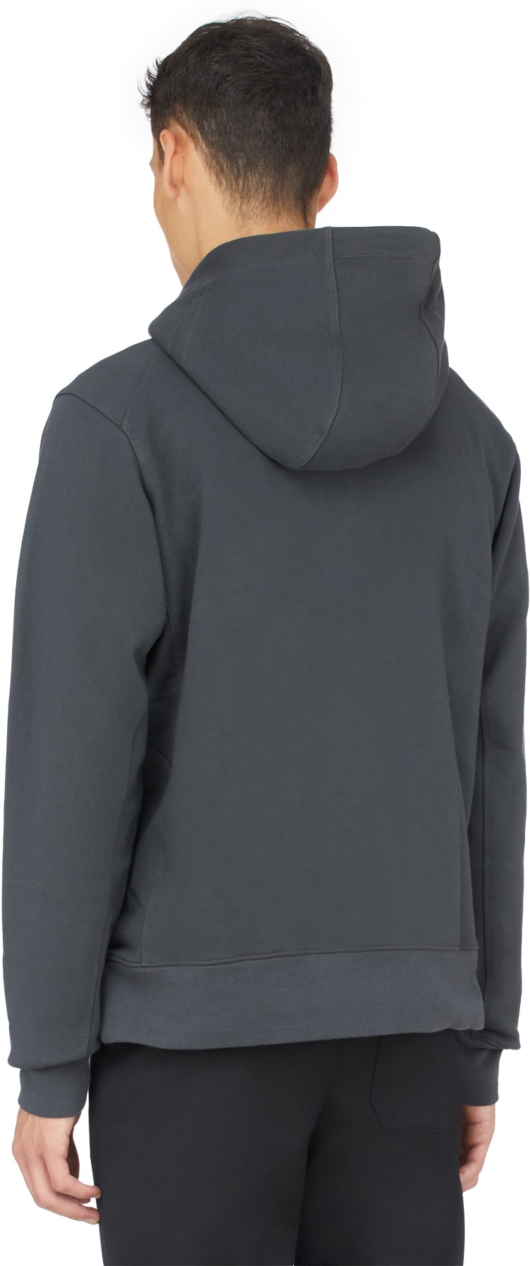 Y-3: Gris Veste à Capuche Classique Terry Utility Gris - 3