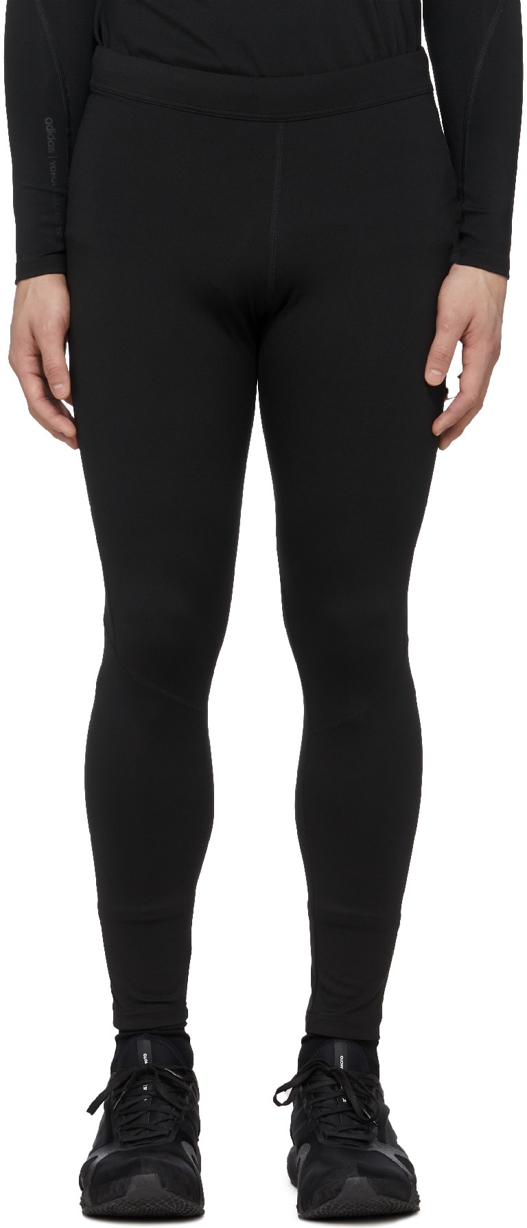 Y-3: Black Classic Swim Tights - 1