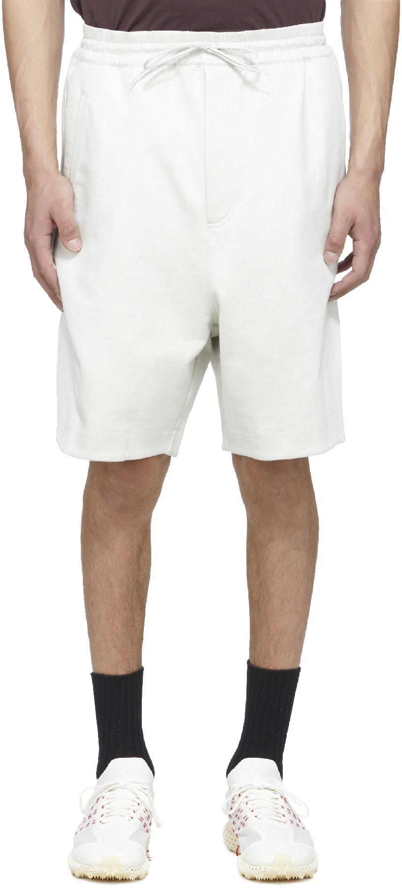 Y-3: Neutrals Classic Terry Short - 1