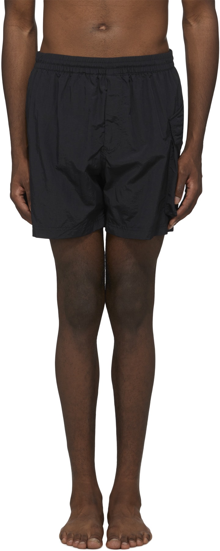 Y-3: Noir Short de Bain Classic Utility Noir - 1