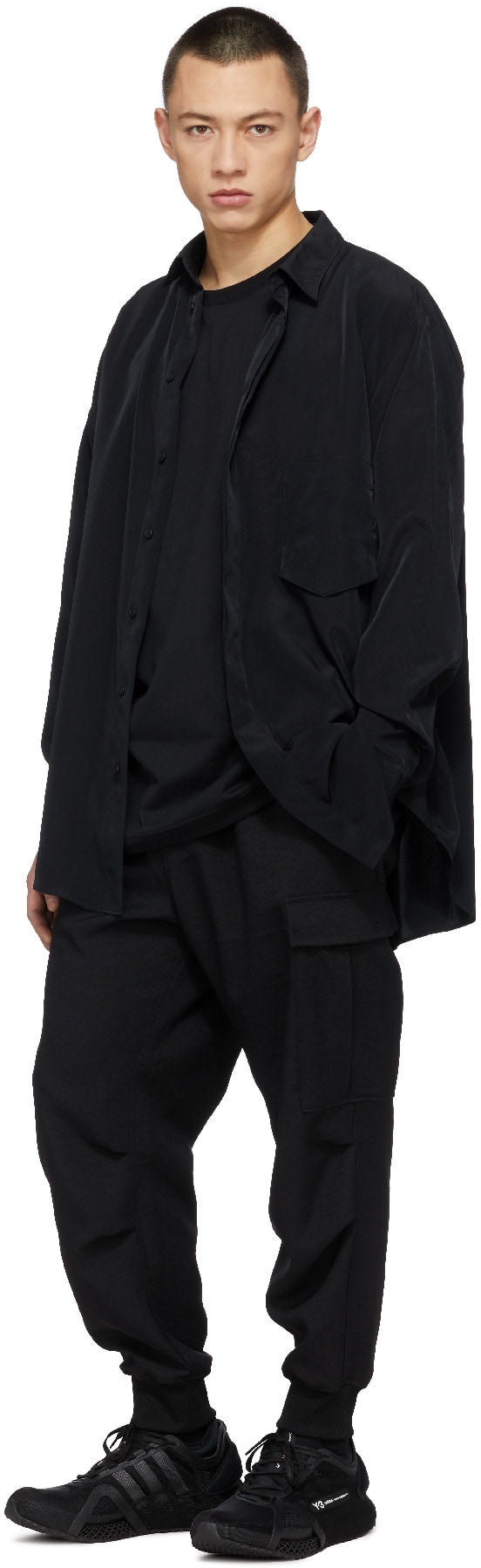 Y-3: Black CH1 Commemorative T-Shirt - 4