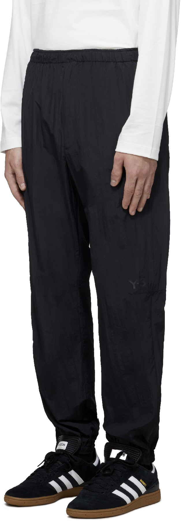 Y-3: Noir Pantalon Shell Classique Noir - 2