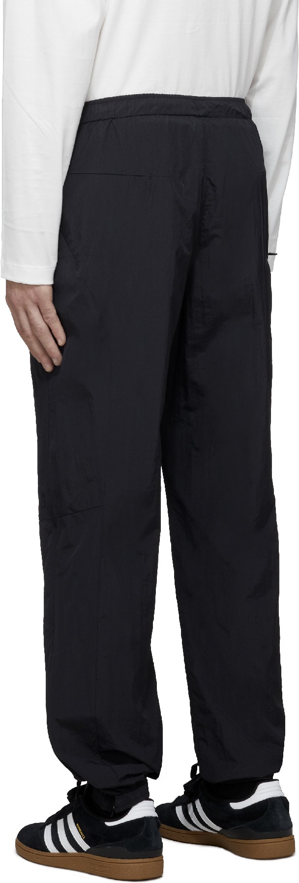 Y-3: Noir Pantalon Shell Classique Noir - 3